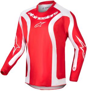 Dětský motokrosový dres Alpinestars Racer Lurv 2024 červeno-bílá