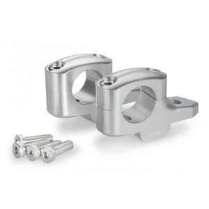 Zvýšení řidítek PUIG PULLBACK 21882P stříbrná height 20mm, d 32mm, back 16mm