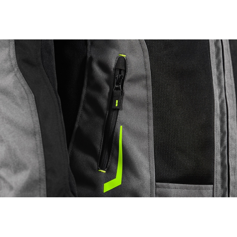 Bunda na motorku Seventy Degrees SD-JT66 Sahara černo-fluo žlutá
