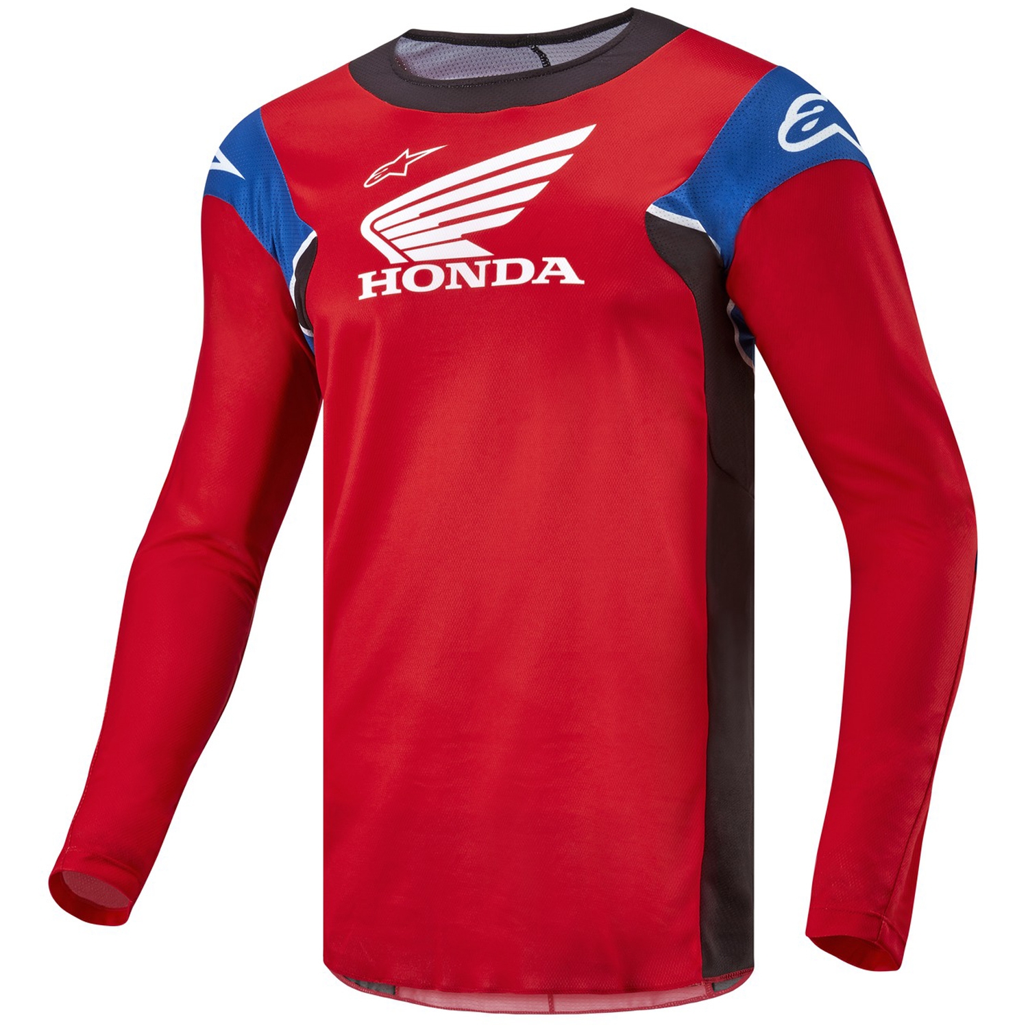 Motokrosový dres Alpinestars Racer Iconic Honda kolekce červeno-černo-modro-bílý Velikost: S
