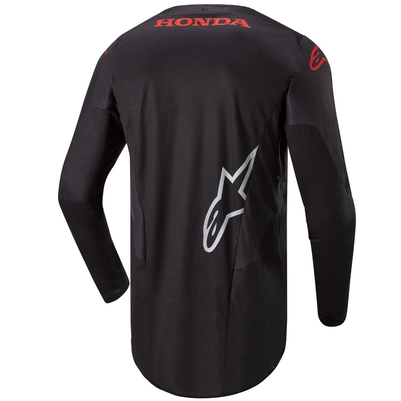 Motokrosový dres Alpinestars Racer Iconic Honda kolekce černo-červený