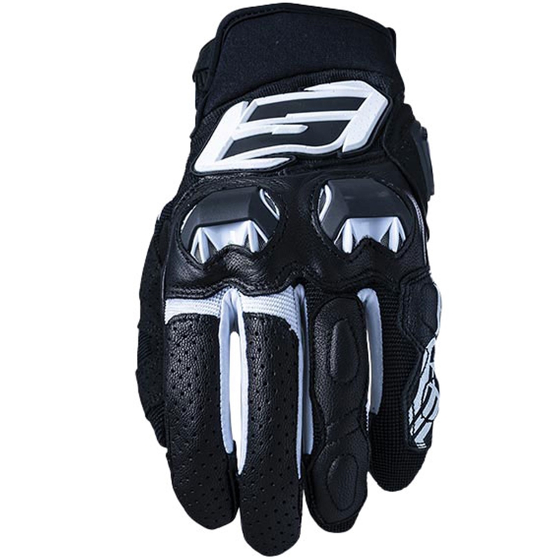 Rukavice na motorku FIVE SF3 černo-bílé