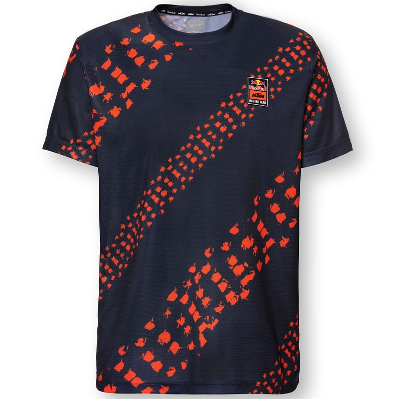 Motokrosový dres KTM Red Bull oranžovo-modrý - krátký rukáv výprodej
