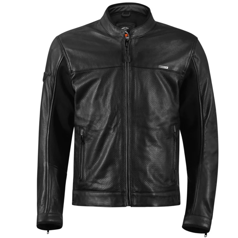 Kožená bunda na motorku Seventy Degrees SD-JL4 Legend Classic černá