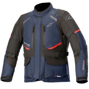 Bunda na motorku Alpinestars Andes Drystar tmavě modro-černo-červená