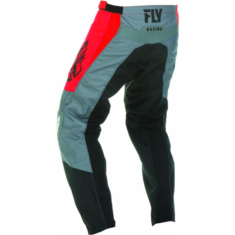 Motokrosové kalhoty FLY Racing F-16 2019 - USA červeno-černo-šedé výprodej