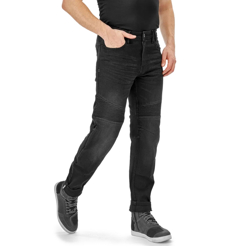 Džíny na motorku Shima Zenith černé