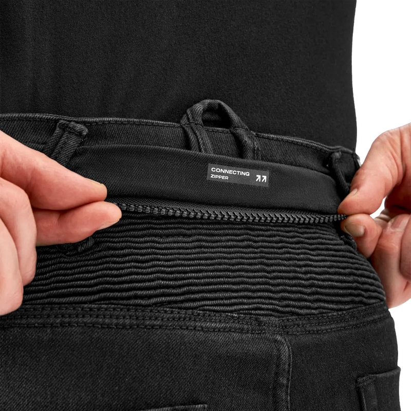 Džíny na motorku Shima Zenith černé