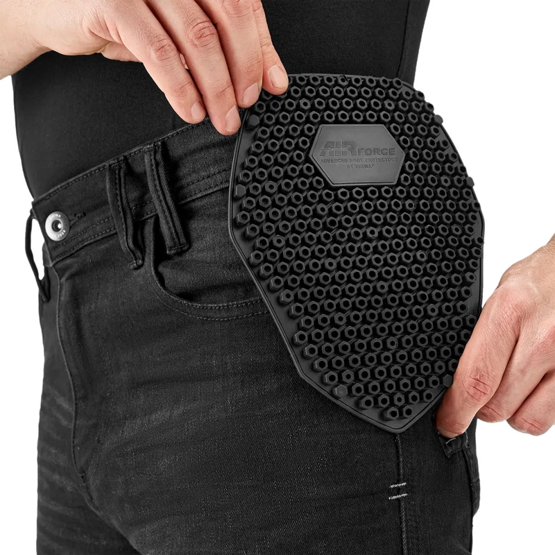 Džíny na motorku Shima Zenith černé