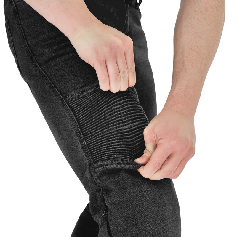 Džíny na motorku Shima Zenith černé