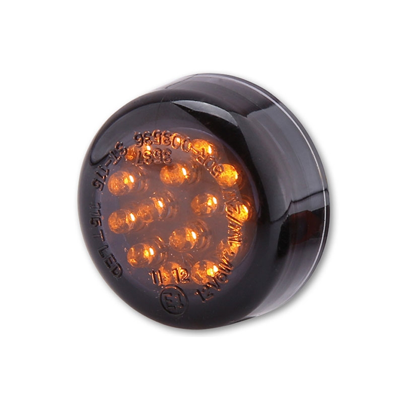 Blinkry na motorku Highsider Smart LED Disc černé