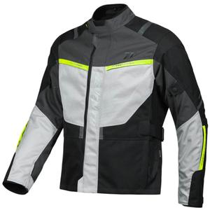 Bunda na motorku Seventy Degrees SD-JT83 Tonale černo-šedo-fluo žlutá
