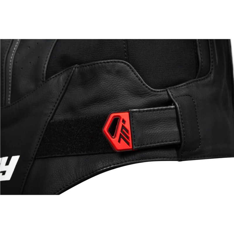 Kožená bunda na motorku Seventy Degrees SD-JL24 Spoiler černo-červená