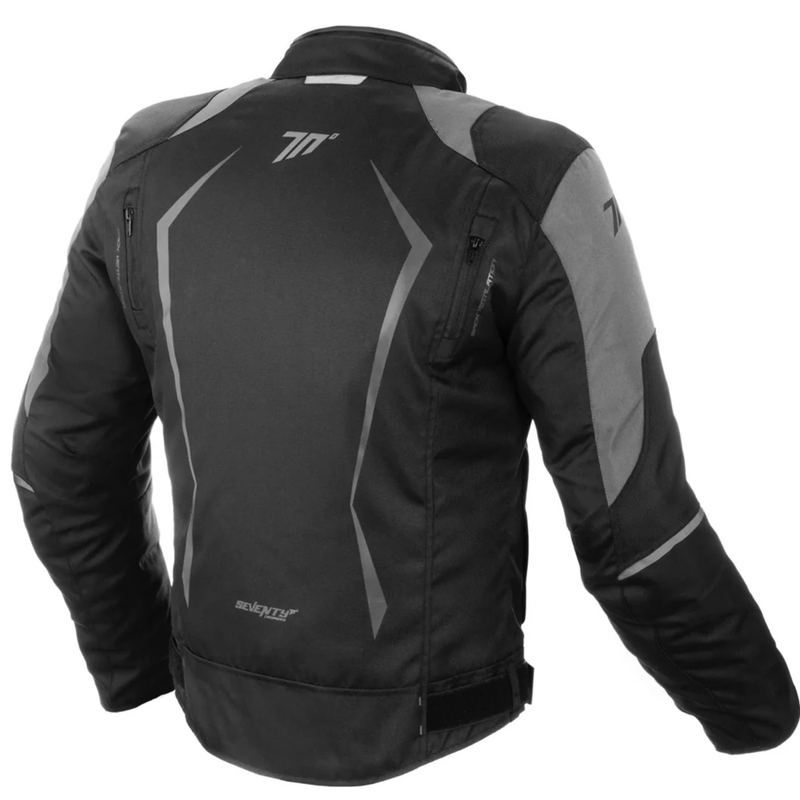 Dámská bunda na motorku Seventy Degrees SD-JR49 černo-šedá
