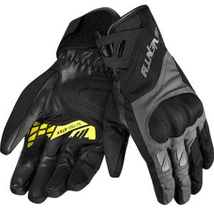 Rukavice na motorku Seventy Degrees SD-T55 Atak černo-fluo žluté