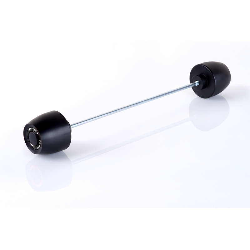 Pádové protektory do osy kola PUIG PHB19 černý without color caps, front