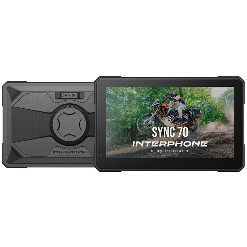 Displej Interphone RIDESYNC70 Apple CarPlay a Android Auto pro motocykly