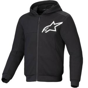 Mikina na motorku Alpinestars Chrome V2 Sport černo-bílá