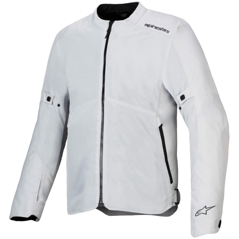 Bunda na motorku Alpinestars C-1 Air stříbrno-šedá