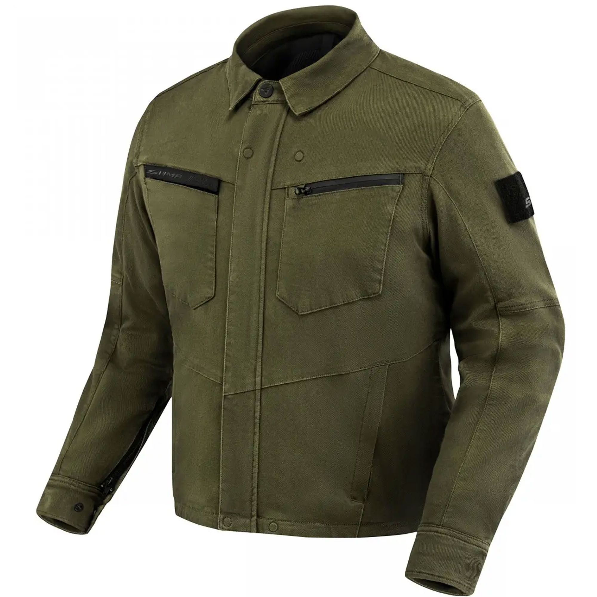 Bunda na motorku Shima Giro khaki Velikost: M