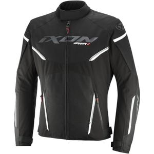 Bunda na motorku IXON Striker 2 černo-bílá