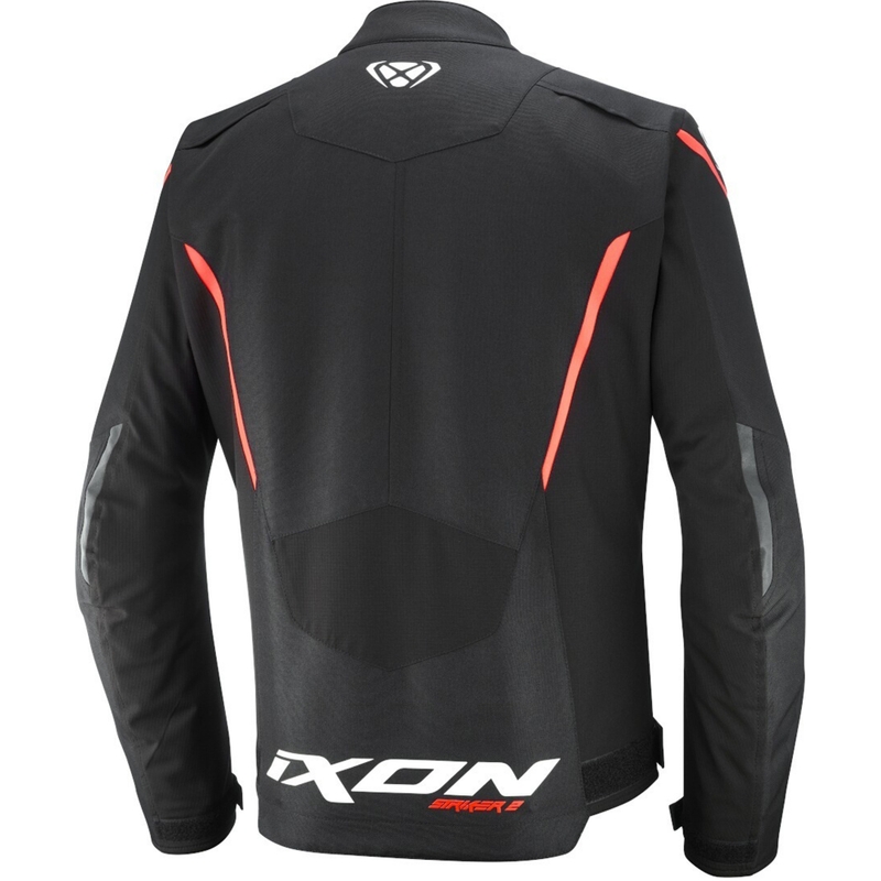 Bunda na motorku IXON Striker 2 černo-bílo-červená