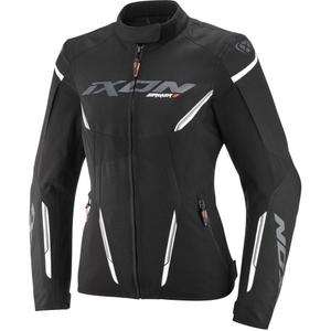 Dámská bunda na motorku IXON Striker 2 Lady černo-bílá