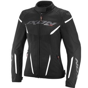 Dámská bunda na motorku IXON Striker 2 Air WP Lady černo-bílá