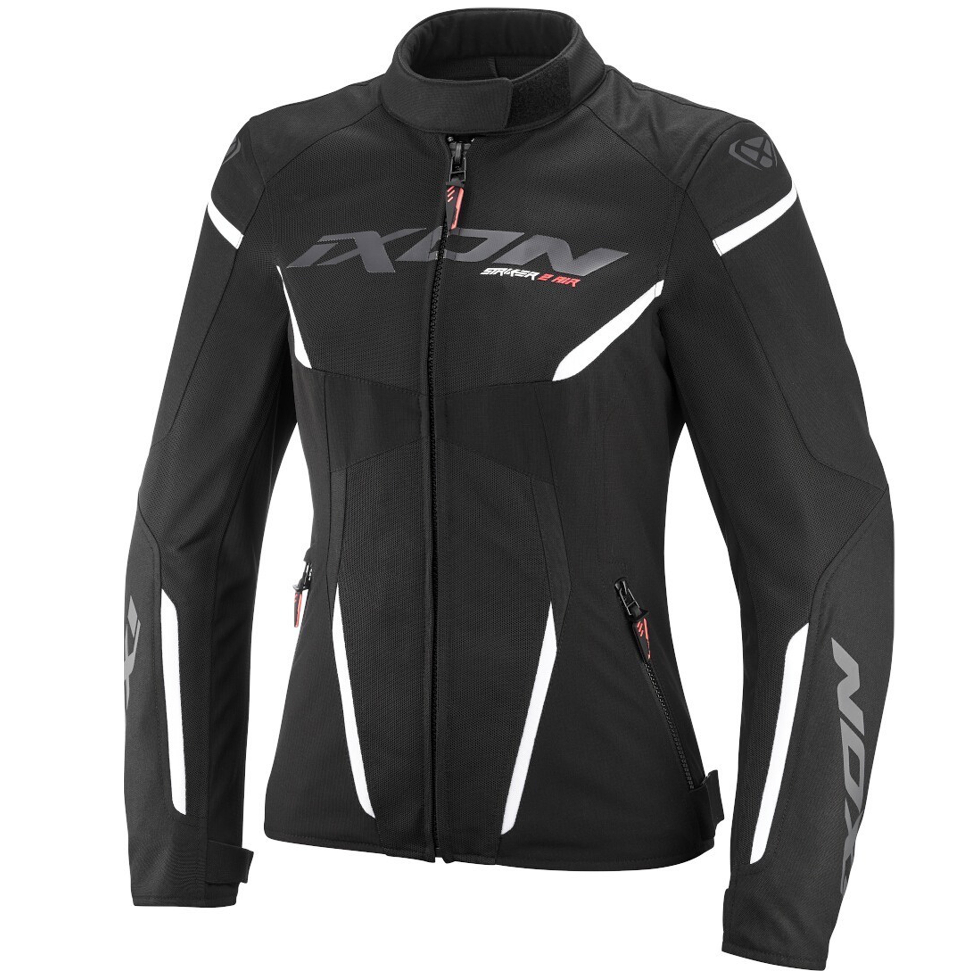 Dámská bunda na motorku IXON Striker 2 Air WP Lady černo-bílá Velikost: S