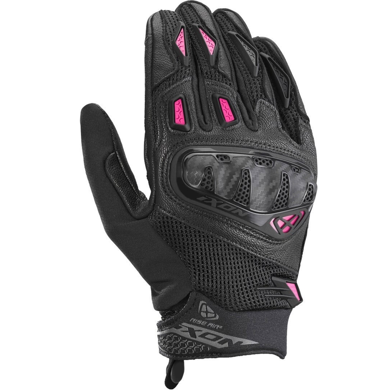 Dámské rukavice na motorku IXON Rise Air 2 černo-růžové