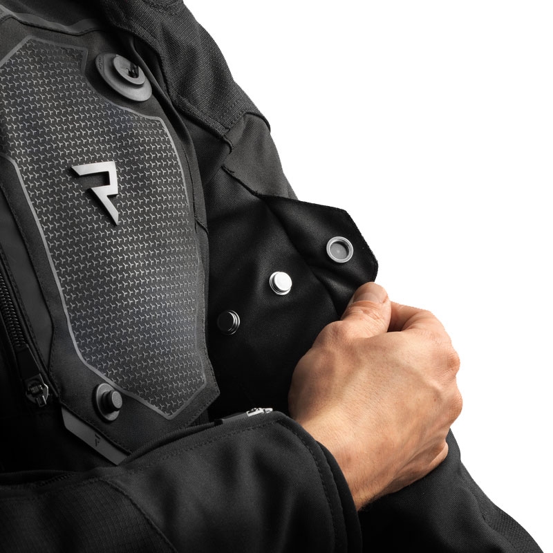 Bunda na motorku Rebelhorn Borg II černá