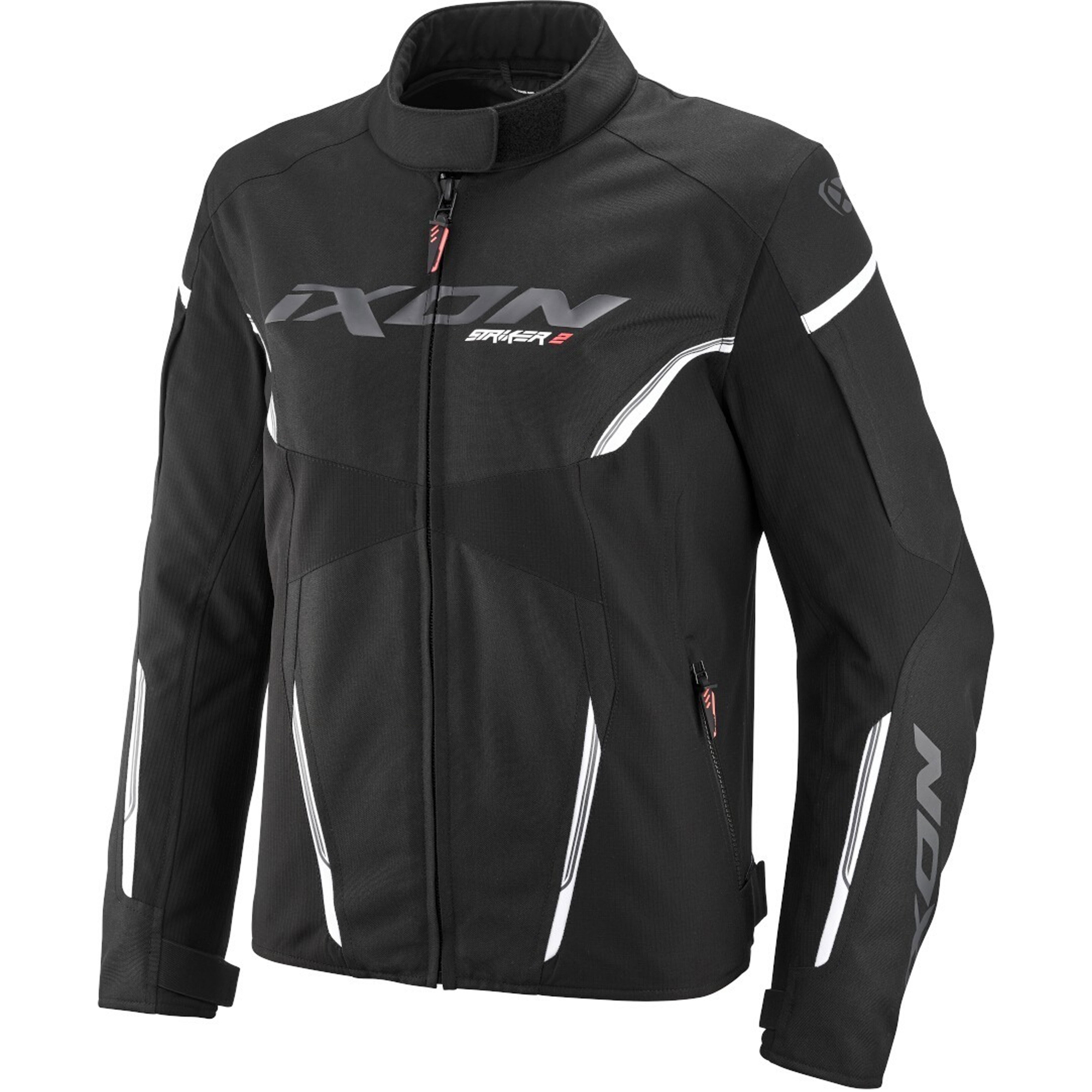 Bunda na motorku IXON Striker 2 C-Sizing černo-bílá Velikost: C2XL