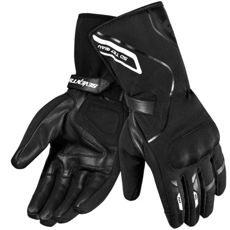 Rukavice na motorku Seventy Degrees SD-T57 Giau černo-bílé