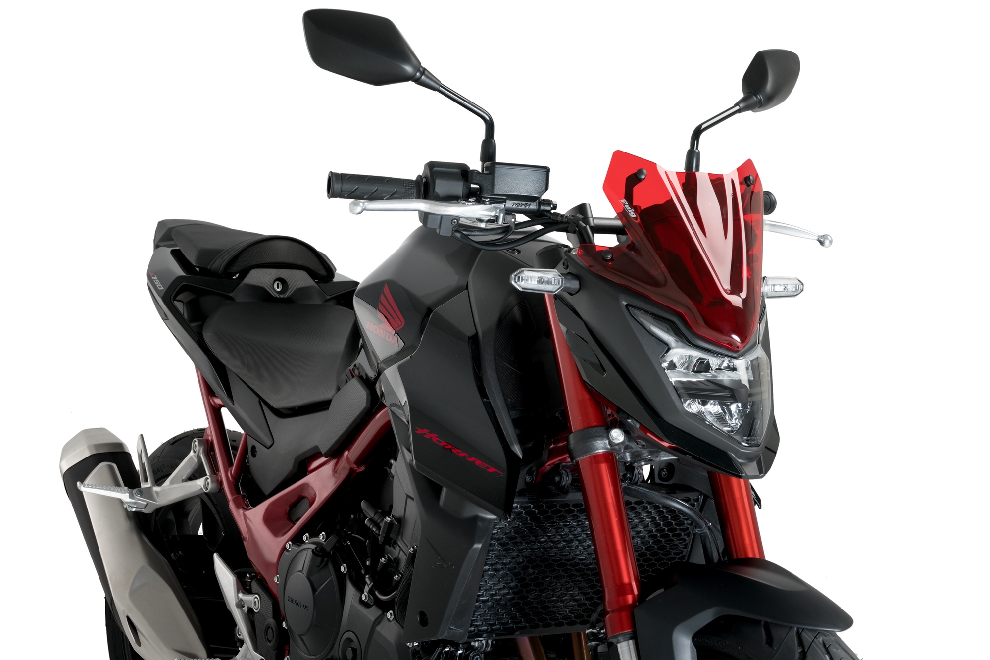 Plexi štít PUIG NEW. GEN SPORT 21479R červená