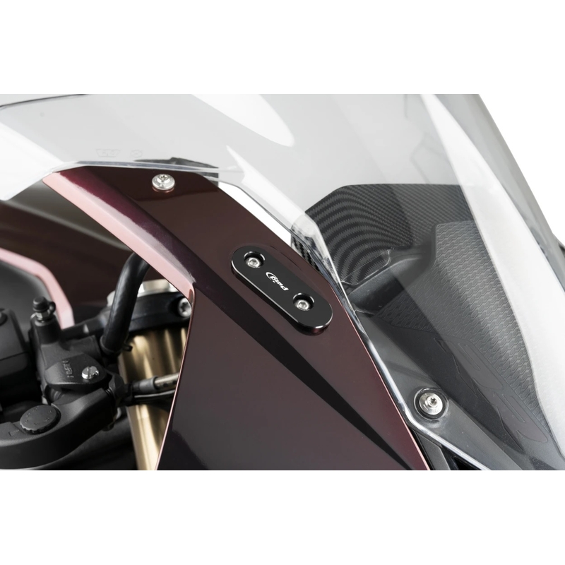 Kryty zrcátek PUIG černý pro BMW S 1000 RR 2023-2024, BMW M 1000 RR 2023-2024