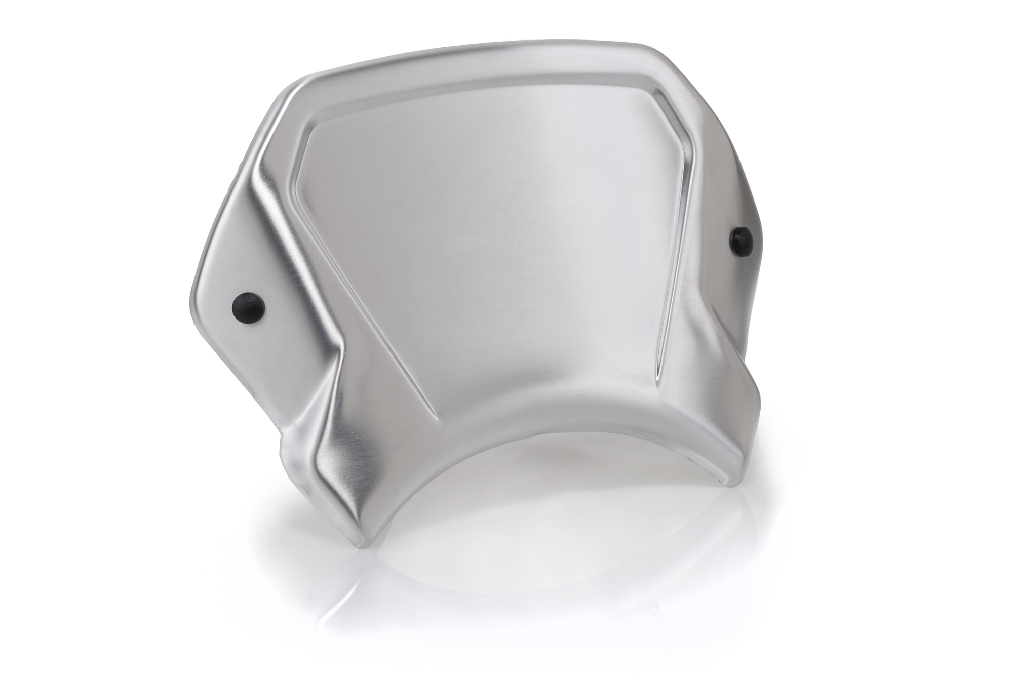 Plexi štít PUIG FRONTAL PLATE 22224P stříbrná hliník