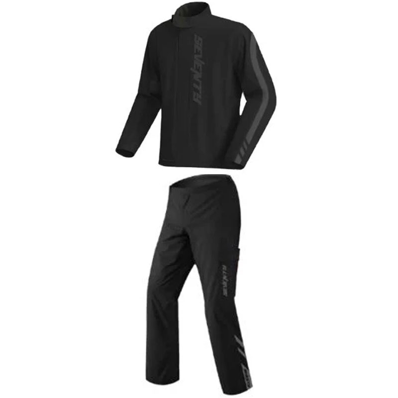 Dvoudílná kombinéza do deště Seventy Degrees SD-S5 Monsoon Suit černo-černá