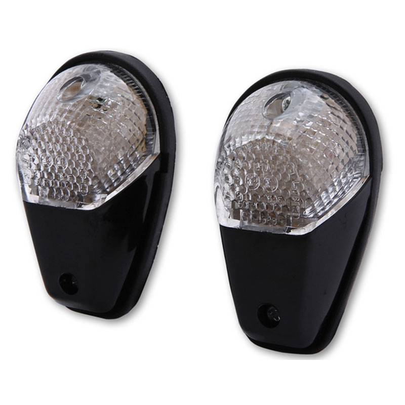 Blinkr na motorku Highsider Smart LED černo-čirý