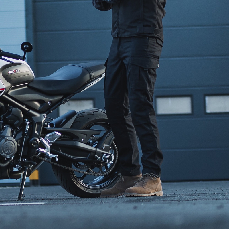 Kalhoty na motorku Oxford Original Approved CARGO AA černé