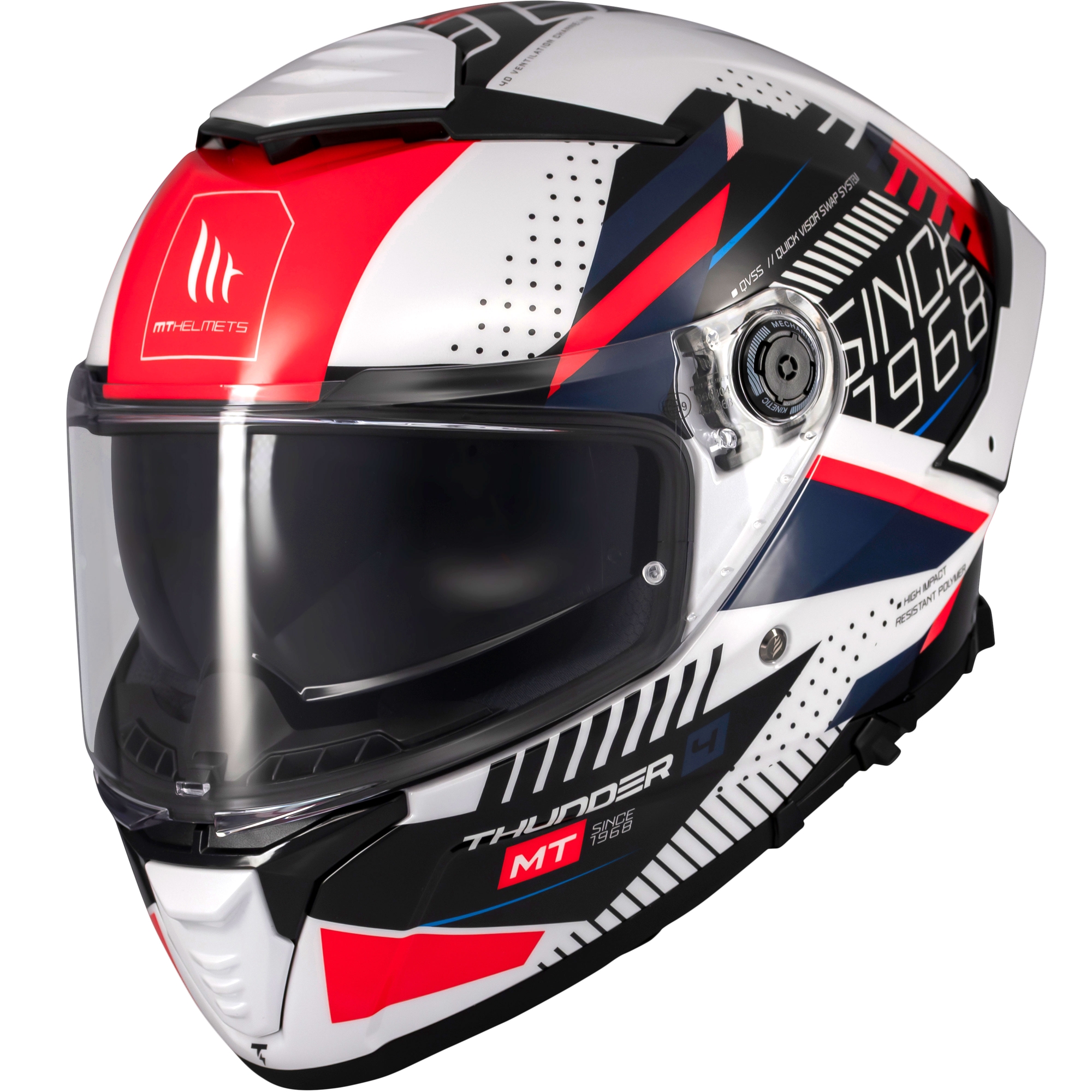 Integrální helma na motorku MT Thunder 4 SV Luminence modrá Velikost: 3XL