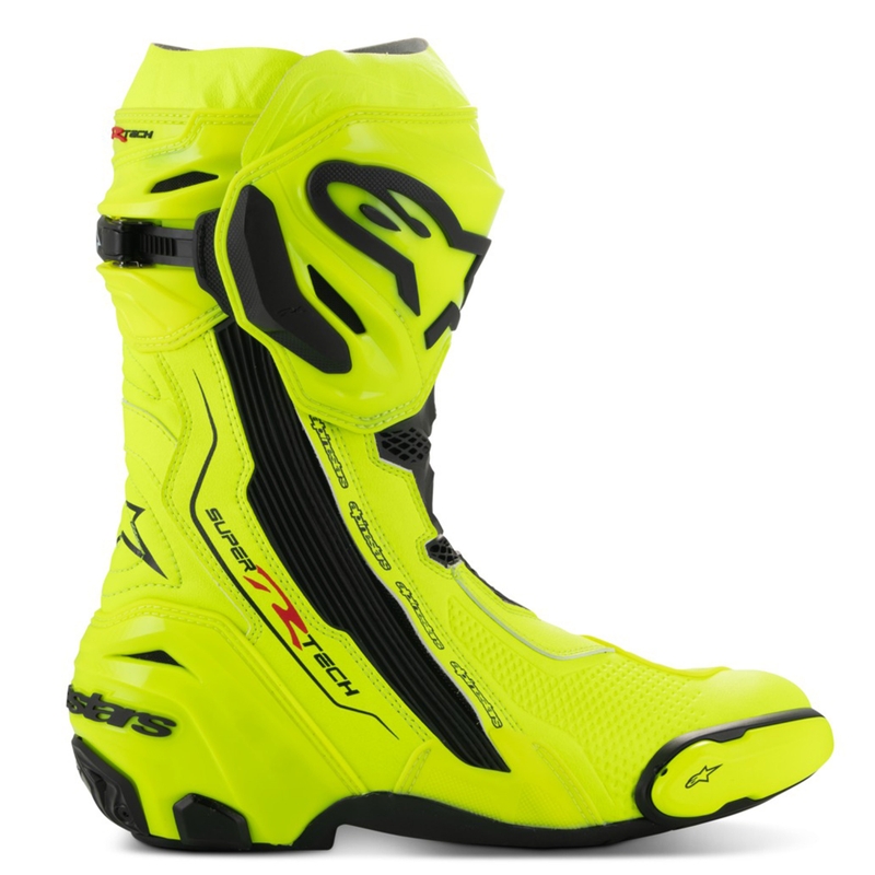 Boty na motorku Alpinestars Supertech R fluo žluto-černé
