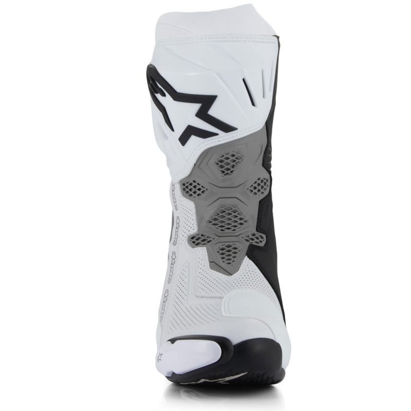 Boty na motorku Alpinestars Supertech R Vented bílo-světle šedo-černé