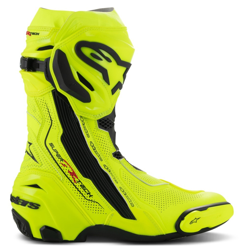 Boty na motorku Alpinestars Supertech R Vented fluo žluto-černé