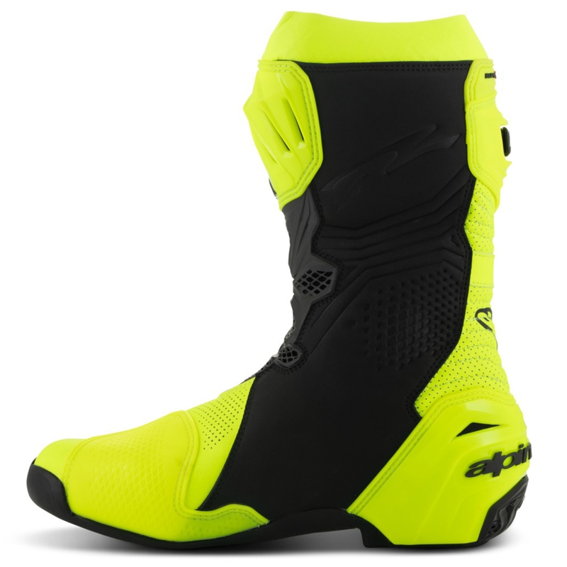 Boty na motorku Alpinestars Supertech R Vented fluo žluto-černé