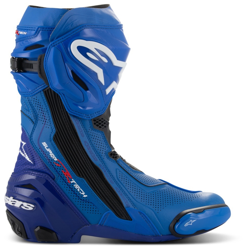 Boty na motorku Alpinestars Supertech R Vented modro-černé