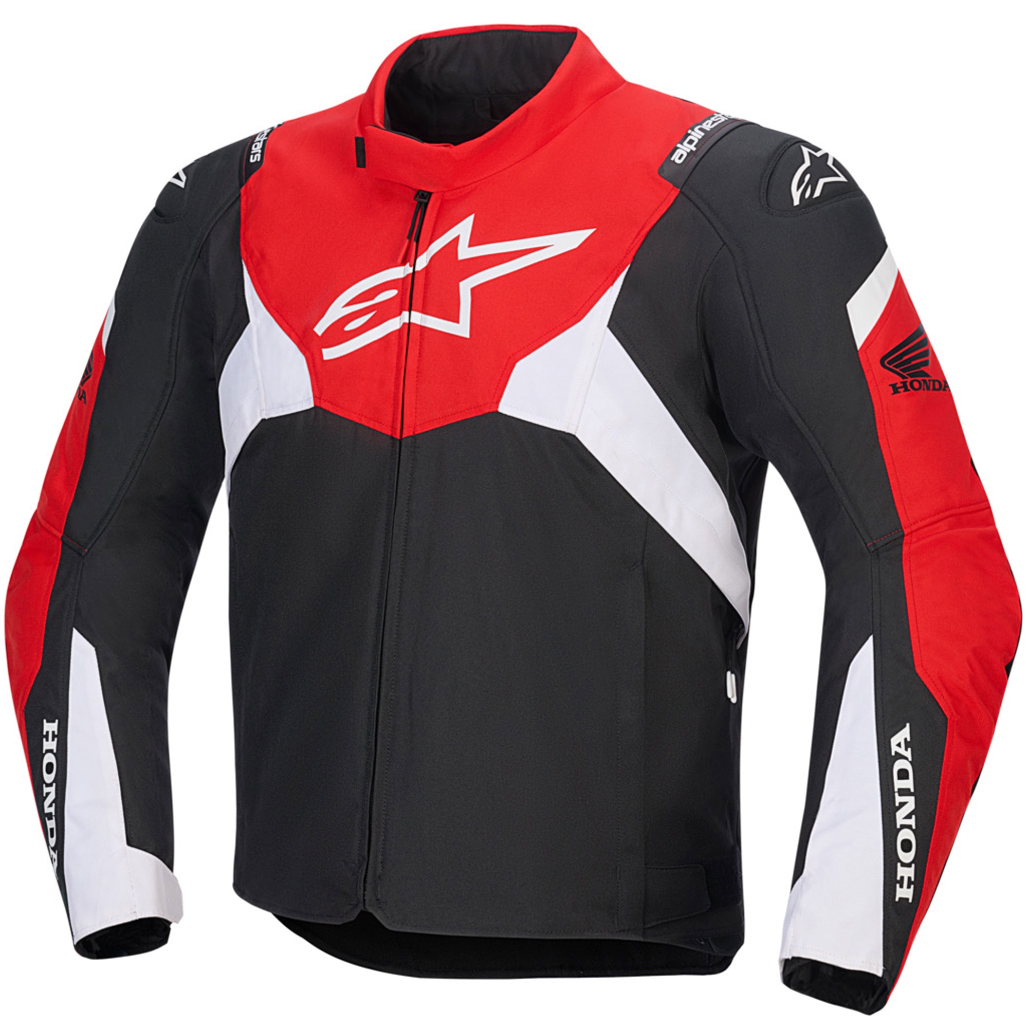 Bunda na motorku Alpinestars T-Jaws V4 Waterproof kolekce Honda černo-červeno-bílá Velikost: M