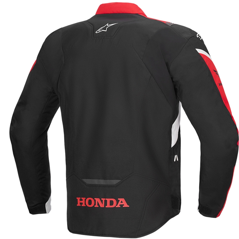 Bunda na motorku Alpinestars T-Jaws V4 Waterproof kolekce Honda černo-červeno-bílá