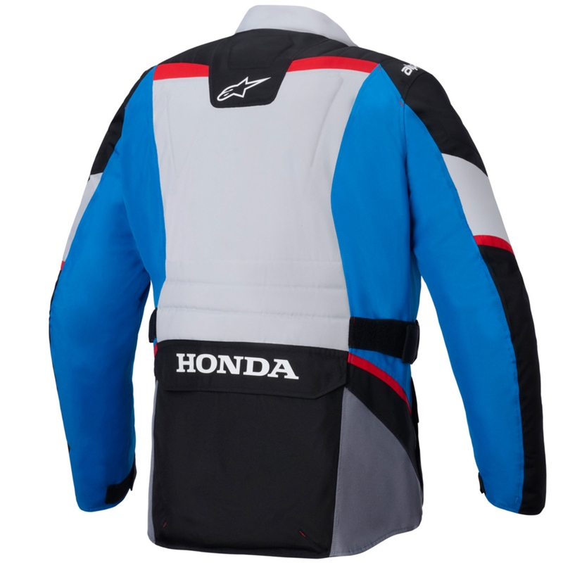 Bunda na motorku Alpinestars ST-1 Waterproof kolekce Honda šedo-modro-černo-červená