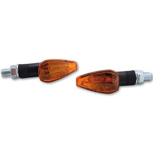 Blinkry na motorku Highsider Smart Peak krátké černé