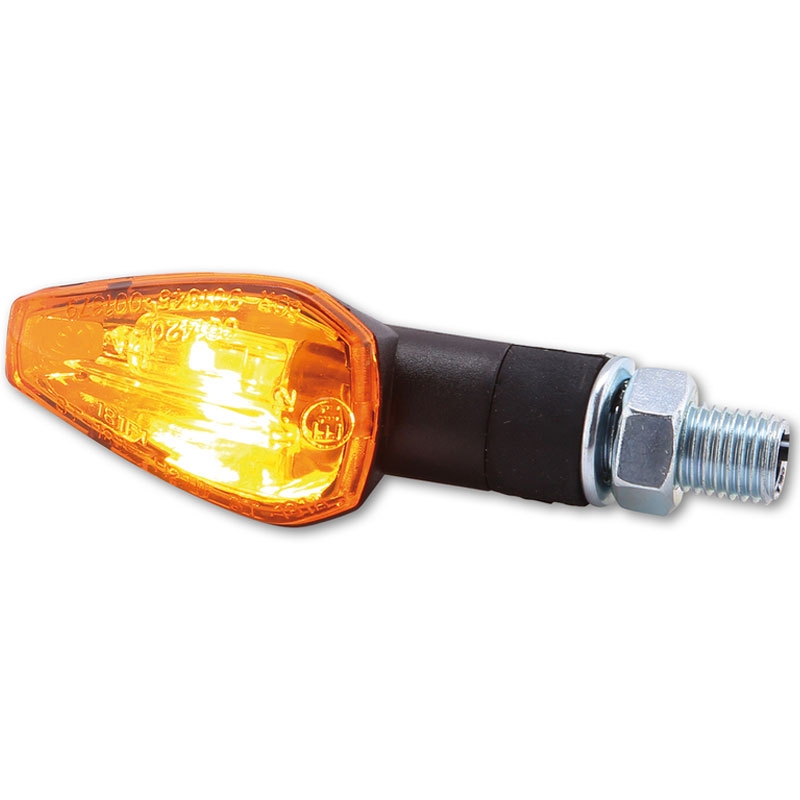 Blinkry na motorku Highsider Smart Peak krátké černé